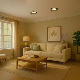 altralights 22W (3in1 Light Shade) Set of 4 Polycarbonate Low Deep Down Recessed Ceiling Lamp image 3