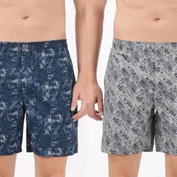 jockey Pack of 2 Printed Men Boxer image 3