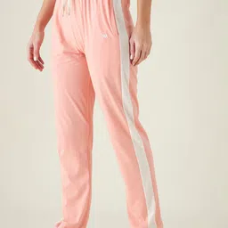 modeve Women Striped Pink Track Pants-picture-12