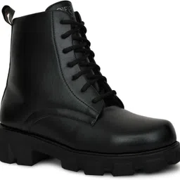 MOVE-EDGE Synthetic Women’s Heel Boots Trendy, Lightweight & Comfortable Fit Boots For Women image 5