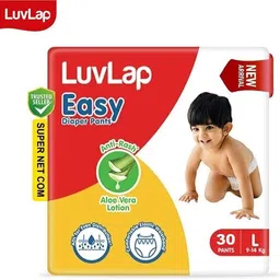 luvlap Easy Diaper Pants, Large , for babies upto 9-14Kg, Pant style diaper, Aloe Vera - L-picture-18