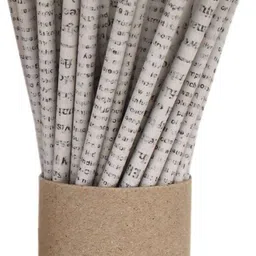 novesto Eco Friendly Recycled Newspaper Pencils Pack of 20 Pieces Pencil image 1
