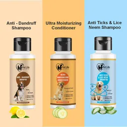 pet life Ticks & Dandruff Removal Kit For Dogs | Tick, Flea, Lice | Silky, Smooth Coat, Pet Spa Kit image 3