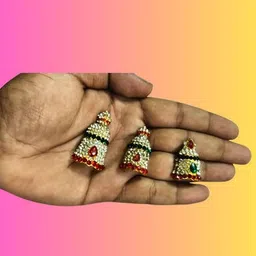 sst Goddess crown, Kireedam, crown, mukut Deity Ornament image 3