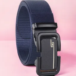 roadster Men Casual Blue Canvas Belt-picture-23