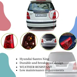 apsmotiv Rear Tail Lights Assembly Suitable for Santo Xing - Right Car Reflector Light image 3