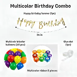 xzotic Rainbow Birthday Party Decoration Set image 5