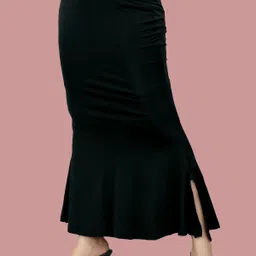 SHAYONAM K.MT._Fish_Black_S_Saree Shapewear shapewear petticoat For Women Lycra Blend Petticoat-picture-31
