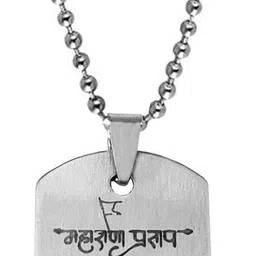 shiv jagdamba Religious Maharana Pratap Pendant Necklace Chain Sterling Silver Stainless Steel Pendant-picture-15