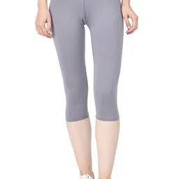 robinbosky Capri Leggings Slim Women Grey Capri image 1