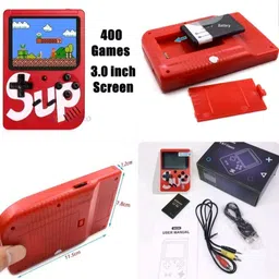 AMUSING SUP GAME 400 in 1 Retro Game Box Console Handheld Video Game box with TV output 8 GB with Mario and Other 400 Games image 4