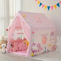 Jalpari pink tent house for kids 3 year to 10 year-image-49