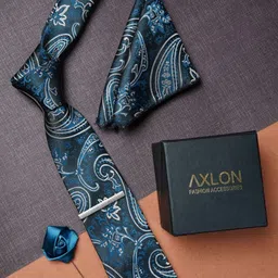 AXLON Silk Cufflink & Tie Pin Set image 4