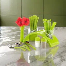 Stainless Steel, Plastic Cutlery Set-image-2