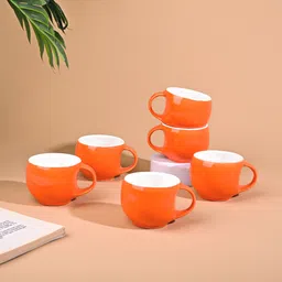 storepedia Pack of 24 Ceramic Tea Cups Set of 24 150ml Coffee Cup & Coffee Mug Set for Home, Office & Kitchen-picture-12