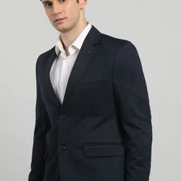 killer Men Solid Single Breasted Casual Blazer image 3