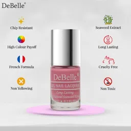 debelle Gel Nail Lacquer Plush Paula (Suede Mauve), 6ml image 4