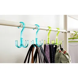 the quirk box 4 Hooks Rotating Hanger (Assorted) image 2