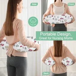 toytoria Baby Feeding Pillow for Newborn | Nursing Support Breastfeeding Pillow image 4