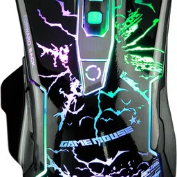 DRUMZZ ColorClick RGB Computer Mouse Wired USB 7 Color Backlit,4 Adjust DPI Up to 3200 Wired Ambidextrous OpticalGaming Mouse-picture-15