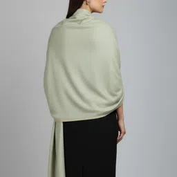 HANG N HOLD Polyester, Viscose Solid Women Shawl image 2