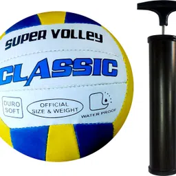 singhals volleyball size-5 with Air pump pack of 1 ) Volleyball - Size: 5 image 2