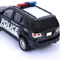 centy Fortuner Police Car Push & pull Back Along Toy For kids image 3