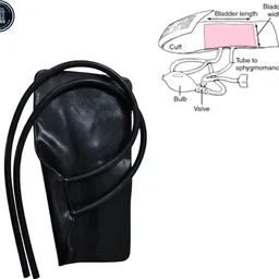 MDSS Double Tube BP Cuff | Durable Rubber Bladder Bp Monitor Cuff image 3