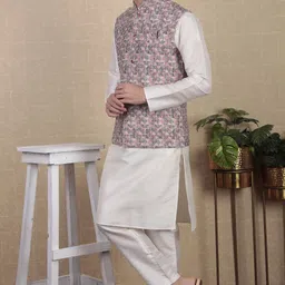koshin Printed Men Waistcoat image 5