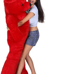 dreamneo 3 feet red teddy bear - 5 mm image 4