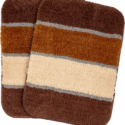 saral home Polyester Bathroom Mat image 2