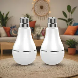 yaroh Charging bulb 12W LED & 2000mAh battery 4hrs emergency light pack of 2 bulbN4441 4 hrs Bulb Emergency Light-picture-19