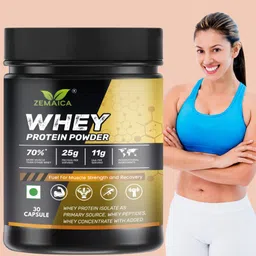 zemaica Whey Protein Capsule Muscle Building Weight Gainer Men & Women Whey Protein-picture-30