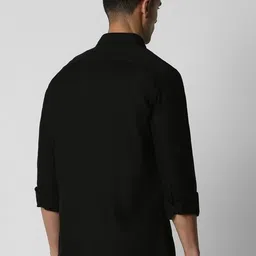 avidura Men Regular Fit Solid Spread Collar Formal Shirt image 3