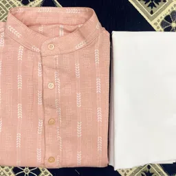 sypher boutique Men Cotton Blend Kurta Pyjama Set image 4