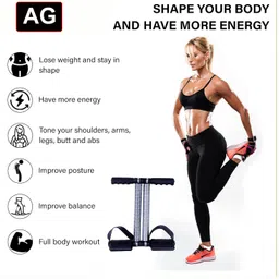 ag enterprises Pro Dual Spring Tummy Trimmer | Best for Abs, Arms & Toning Workout at Home Ab Exerciser image 3