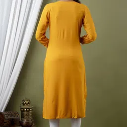 jyyotiasha Viscose Rayon Stitched Straight Gown image 3