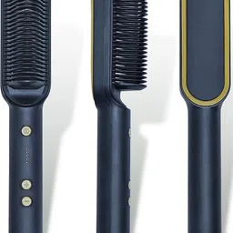 ECOVIVE Electric Hair Straightener Comb, PTC Technology Temperature Control, For Men & Women Hair Straightener-picture-21
