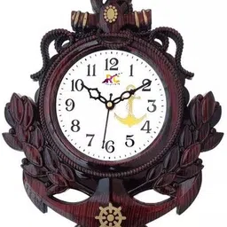 rangat craft Analog 29 cm X 24 cm Wall Clock-picture-19