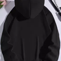 yi fashion Men Full Sleeve Printed Hooded Sweatshirt image 2