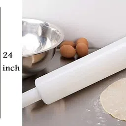 uk baker 24-Inch" Dough Roller with Double Ball Bearings, Nonstick - Belan Rolling Pin-picture-24