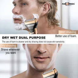 Pick Ur Needs 3 in 1 Professional Waterproof Wireless Hair Electric Shaver Beard Nose Grooming Kit 60 minRuntime 3 Length Settings image 3