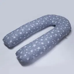 Polyester Fibre Pregnancy Pillow Pack of 1 Solid-image-0