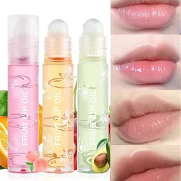 nadja 3 Colors Lip gloss Roll-on Fruit Lip Oil FRUITY image 1