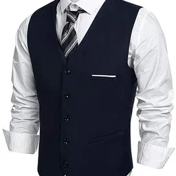 zonecart Solid Men Waistcoat-picture-41