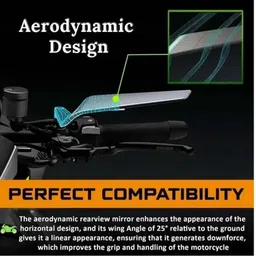 hallows Apache 160 | 200 Bike York Nut Fitting Rear View Side Mirror Bike Mirror Adapter image 3