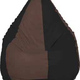 spacex XXXL Classic Premium Grade Leatherette/Pre-Filled Bean Bag/Comfortable/Sustainable Teardrop Bean BagWith Bean Filling image 2