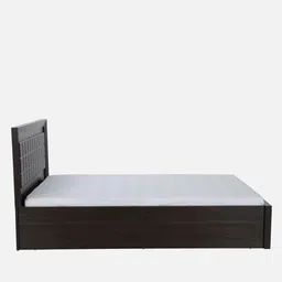 spacewood Kosmo Choco Queen Size Bed in Vermont Finish with Hydraulic Storage image 5
