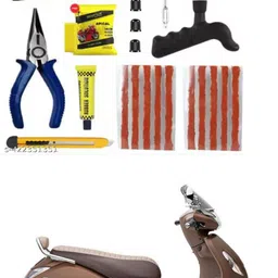 apical New Puncture Repair Tool Kit With (Storage Bag ) For Jupiter classic Tubeless Tyre Puncture Repair Kit-picture-38