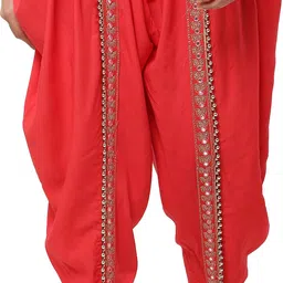 aasma creatives Embroidered Rayon Women Harem Pants-picture-32